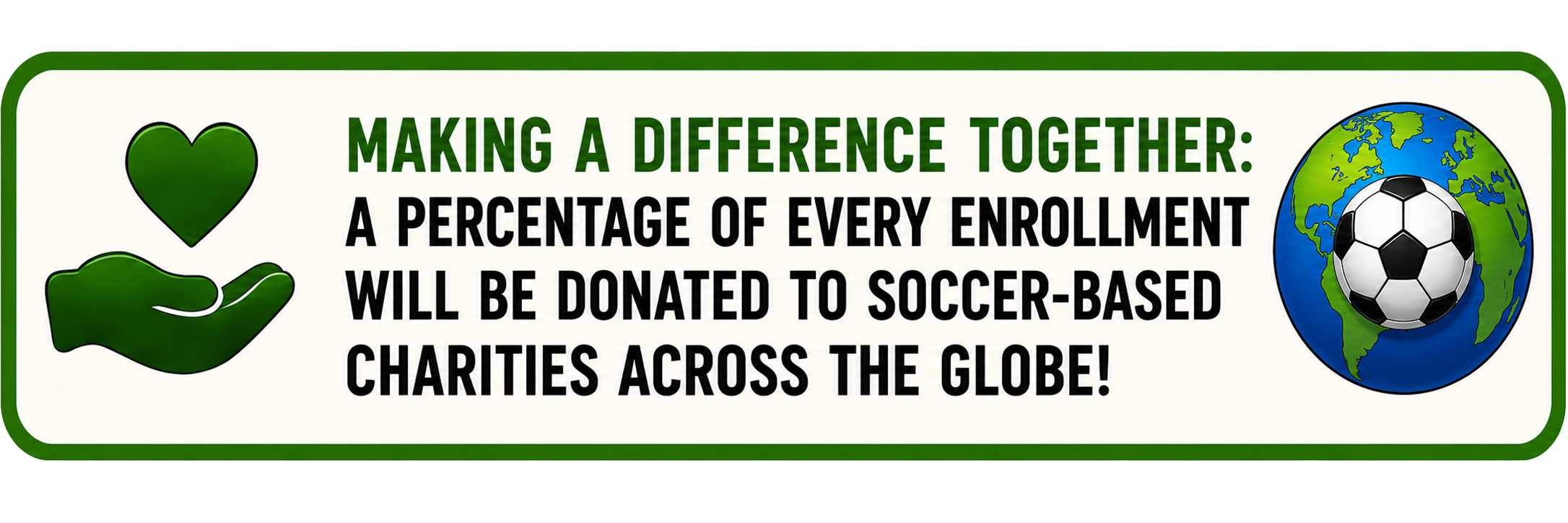 Kick It Kids Soccer gives back